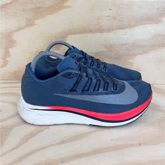 Nike - Zoom Fly - Running Shoes - Blue/Red - Women's - 9 - 897821-400 - Picture 1 of 9